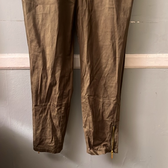 Venus Green Jumpsuit with Gold buttons - Picture 3 of 11